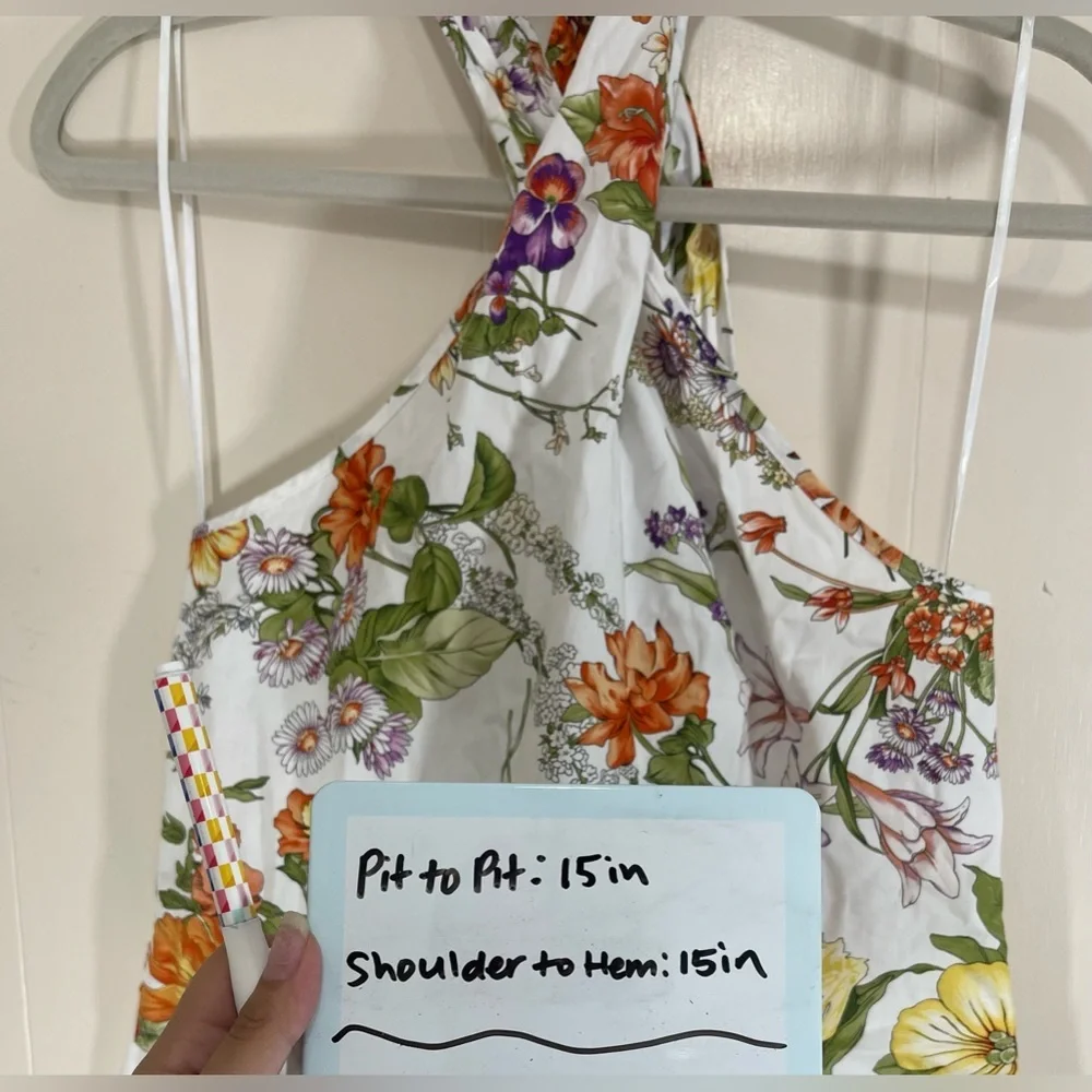 J. Crew Halter Top in Ratti Tropical Floral Women’s Size XS